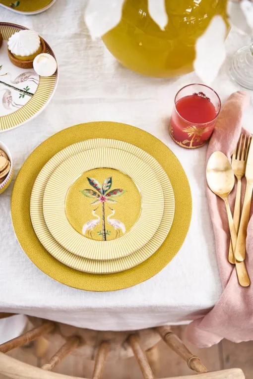 Assiette A Dessert La Majorelle En Coloris Jaune 17 Cm