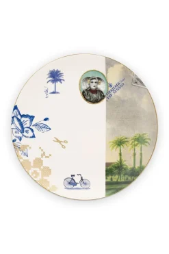 Assiette A Petit Déjeuner Heritage Palm En Coloris Blanc 20 Cm