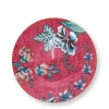 Assiette A Petit Four Flower Festival Rose Fonce 12Cm
