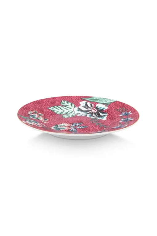 Assiette A Petit Four Flower Festival Rose Fonce 12Cm