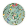 Assiette A Petits Fours A Fleurs Jolie Flowers En Coloris Bleu 12 Cm