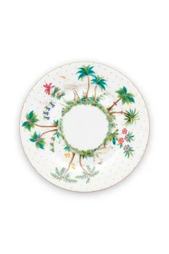 Assiette A Pois Jolie En Coloris Dore 17 Cm