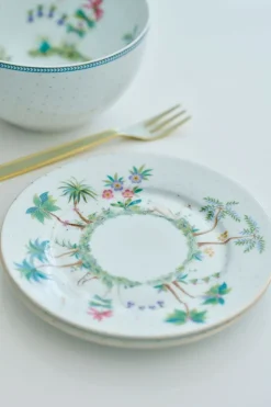 Assiette A Pois Jolie En Coloris Dore 17 Cm