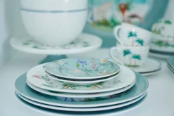 Assiette A Pois Jolie En Coloris Dore 17 Cm