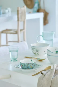 Assiette Creuse A Pois Jolie En Coloris Dore 21,5 Cm