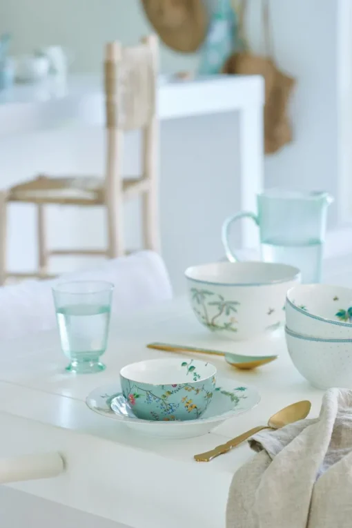 Assiette Creuse A Pois Jolie En Coloris Dore 21,5 Cm