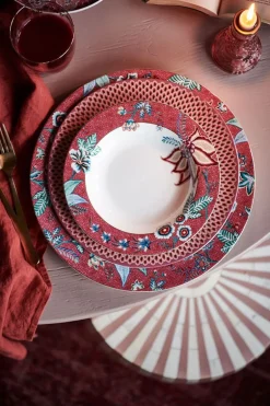 Assiette Creuse Flower Festival Rose Fonce 21.5Cm