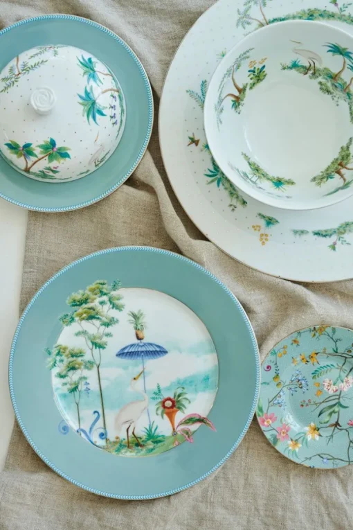 Assiette Jolie En Coloris Bleu 32 Cm