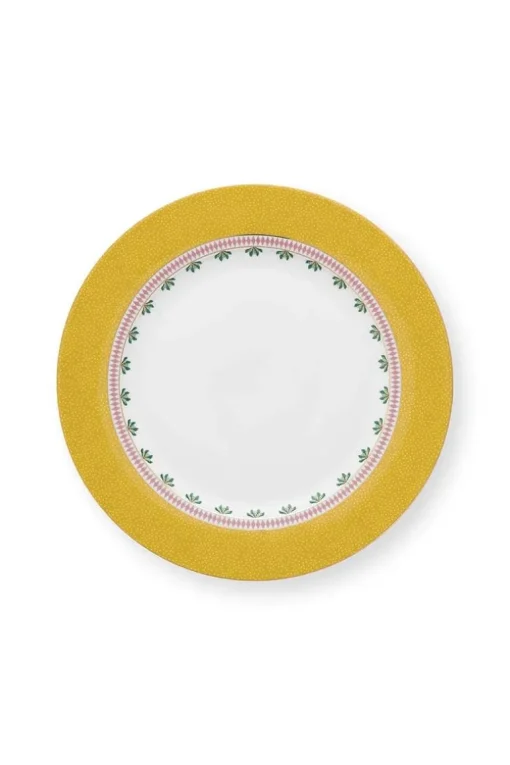 Assiette Plate La Majorelle En Coloris Jaune 26,5 Cm