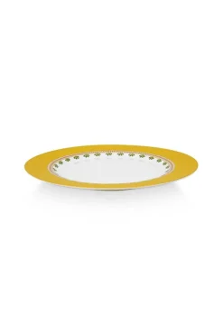 Assiette Plate La Majorelle En Coloris Jaune 26,5 Cm