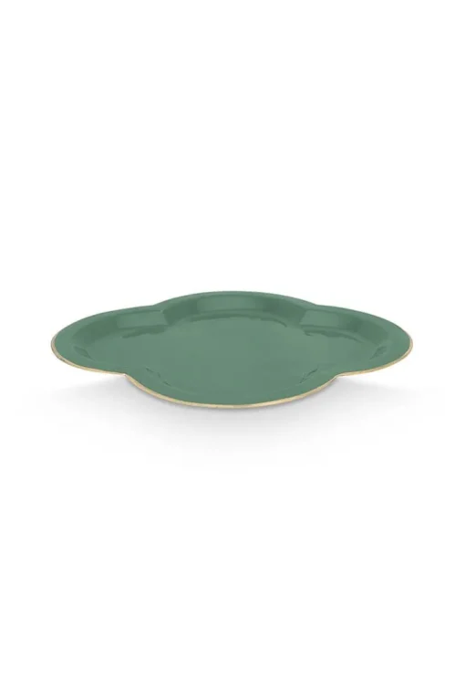 Beau Plateau De Grande Taille En Coloris Fonce