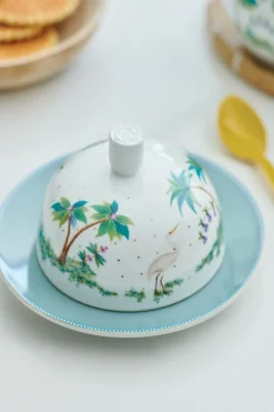 Beurrier Rond A Pois Jolie En Coloris Dore
