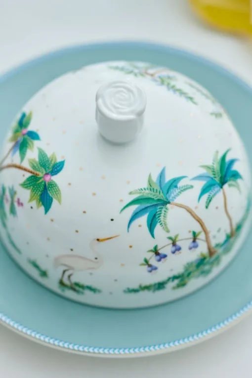 Beurrier Rond A Pois Jolie En Coloris Dore