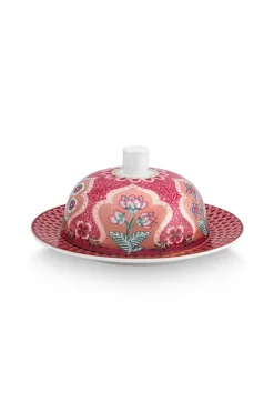 Beurrier Rond Flower Festival Rose Fonce