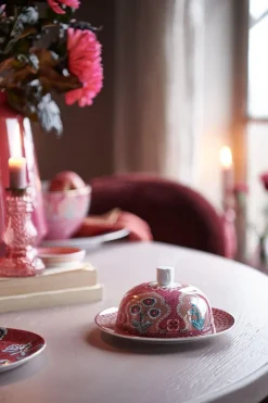 Beurrier Rond Flower Festival Rose Fonce