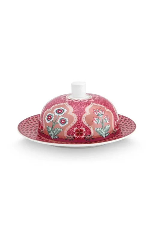 Beurrier Rond Flower Festival Rose Fonce