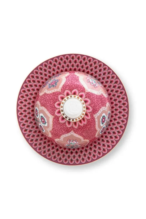 Beurrier Rond Flower Festival Rose Fonce