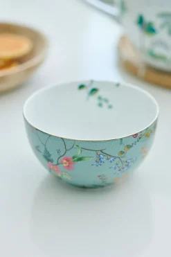 Bol A Fleurs Jolie Flowers En Coloris Bleu 12 Cm