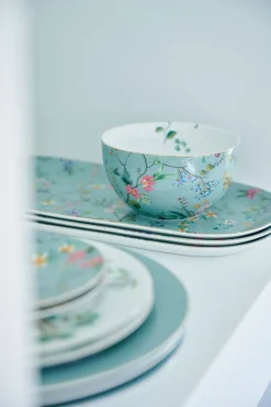 Bol A Fleurs Jolie Flowers En Coloris Bleu 12 Cm