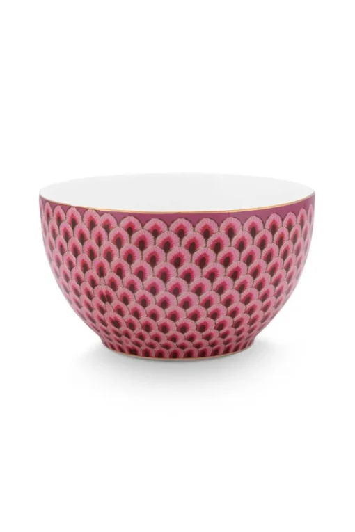 Bol Flower Festival Rouge/Rose Fonce 9.5Cm