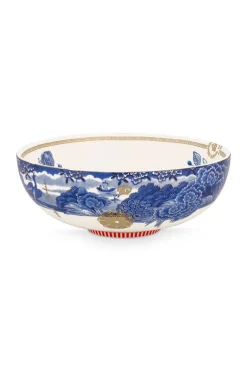 Bol Heritage A Bordure En Coloris Bleu 20 Cm