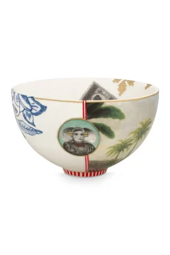Bol Heritage Palm En Coloris Blanc 15 Cm