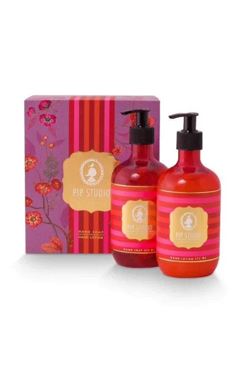 Coffret Cadeau Savon Pour Les Mains & Lotion De Soin Pour Les Mains Feuilles De Thé Au Jasmin 475Ml