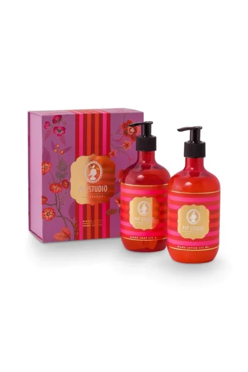 Coffret Cadeau Savon Pour Les Mains & Lotion De Soin Pour Les Mains Feuilles De Thé Au Jasmin 475Ml