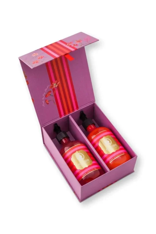 Coffret Cadeau Savon Pour Les Mains & Lotion De Soin Pour Les Mains Feuilles De Thé Au Jasmin 475Ml