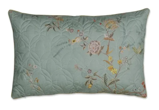 Coussin Décoratif Matelasse Autunno Bleu Clair