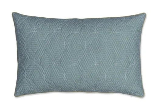 Coussin Décoratif Matelasse Autunno Bleu Clair