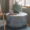 Grand Pouf Fleur Grandeur Vert
