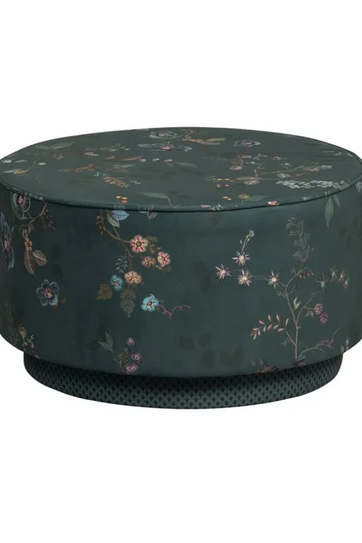 Grand Pouf Kawai Flower Vert