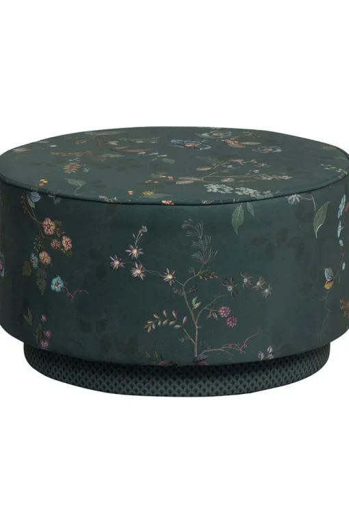 Grand Pouf Kawai Flower Vert