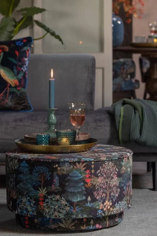 Grand Pouf Pip Garden Bleu Fonce