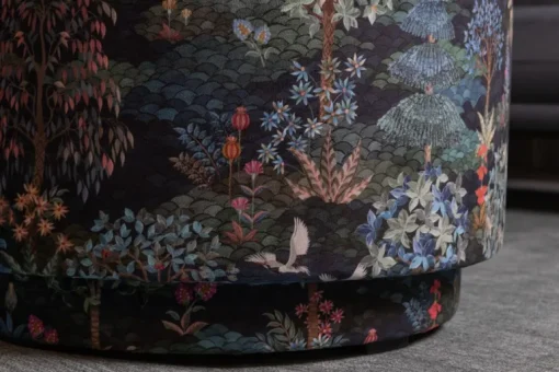 Grand Pouf Pip Garden Bleu Fonce