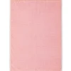 Grande Serviette De Bain Soft Zellige En Coloris Rose 70 X 140 Cm