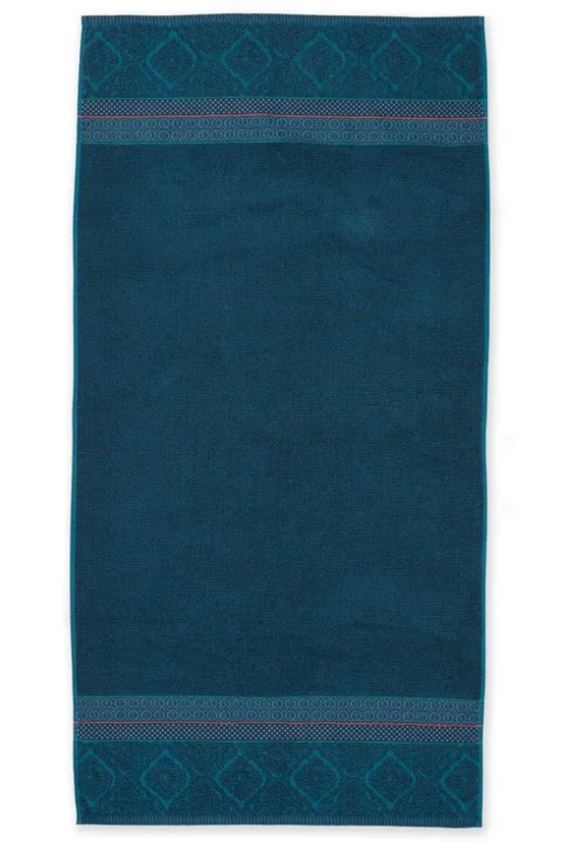 Grande Serviette De Bain Soft Zellige En Coloris Fonce 70 X 140 Cm