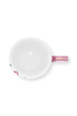 Grande Tasse Flower Festival Rose Fonce