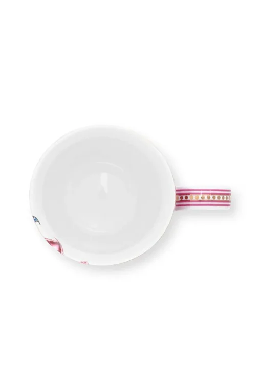Grande Tasse Flower Festival Rose Fonce