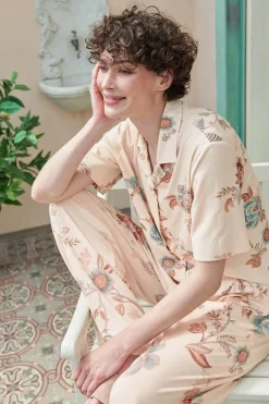 Haut A Manches Courtes Flora Cece Fiore En Coloris