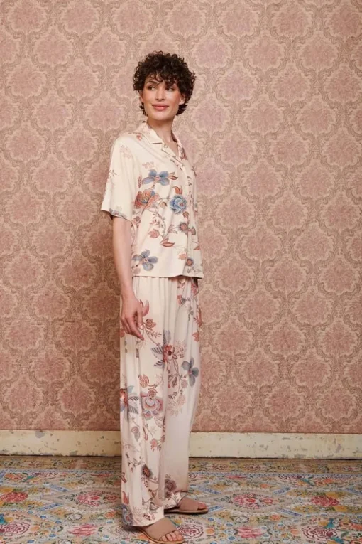 Haut A Manches Courtes Flora Cece Fiore En Coloris