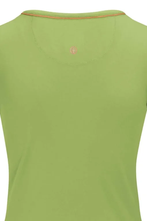 Haut A Manches Courtes Solid En Coloris