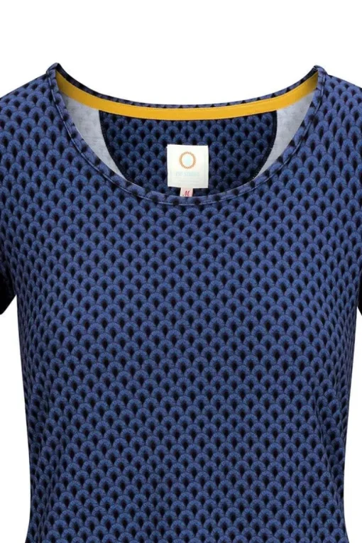 Haut A Manches Courtes Suki En Coloris Cobalt