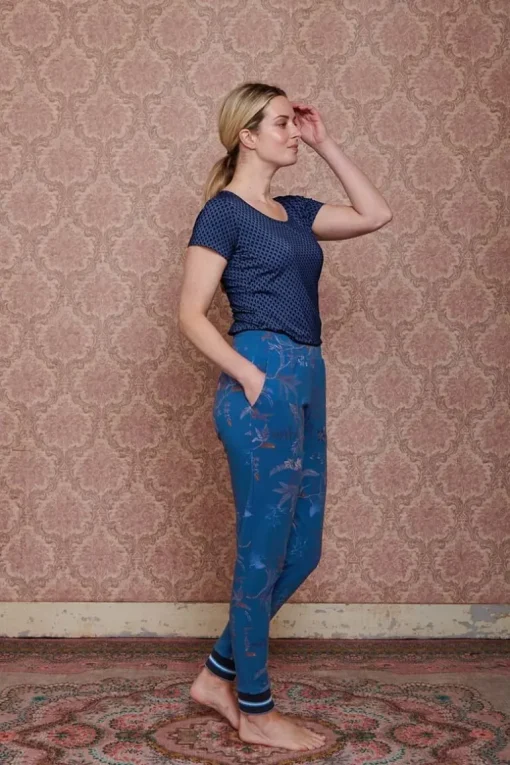 Haut A Manches Courtes Suki En Coloris Cobalt