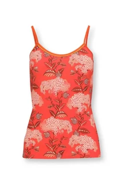 Haut Sans Manches Flora Firenze En Coloris Corail
