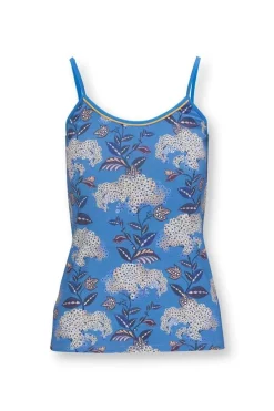 Haut Sans Manches Flora Firenze En Coloris Cobalt