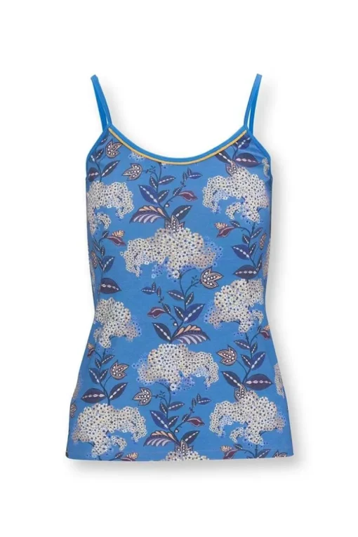 Haut Sans Manches Flora Firenze En Coloris Cobalt