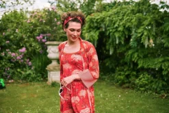 Haut Sans Manches Flora Firenze En Coloris Corail