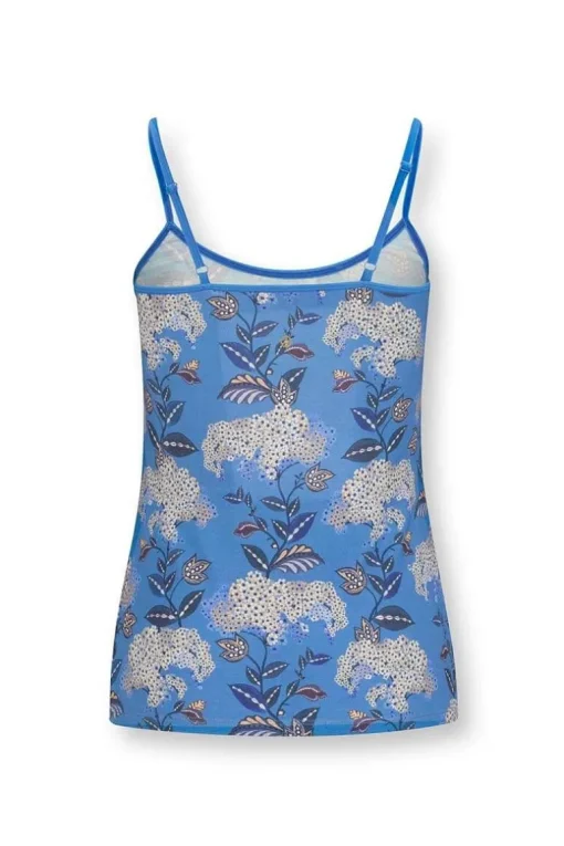 Haut Sans Manches Flora Firenze En Coloris Cobalt